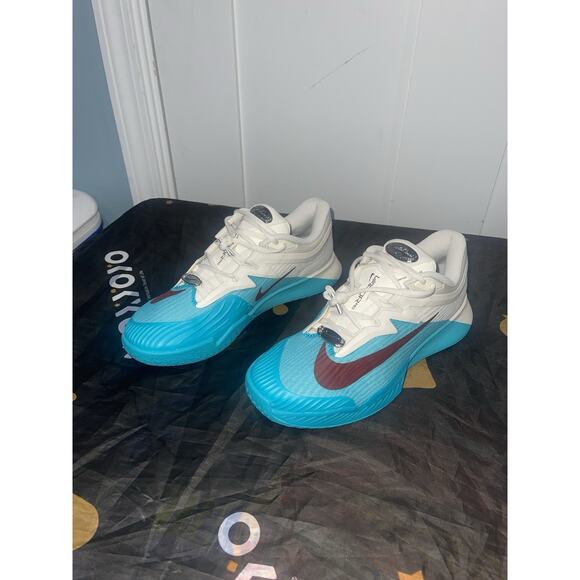 New Women’s 8.5 Nike Vapor Pro 3 Premium Hard Court Tennis Shoes Teal HJ6641-300 - Picture 3 of 7